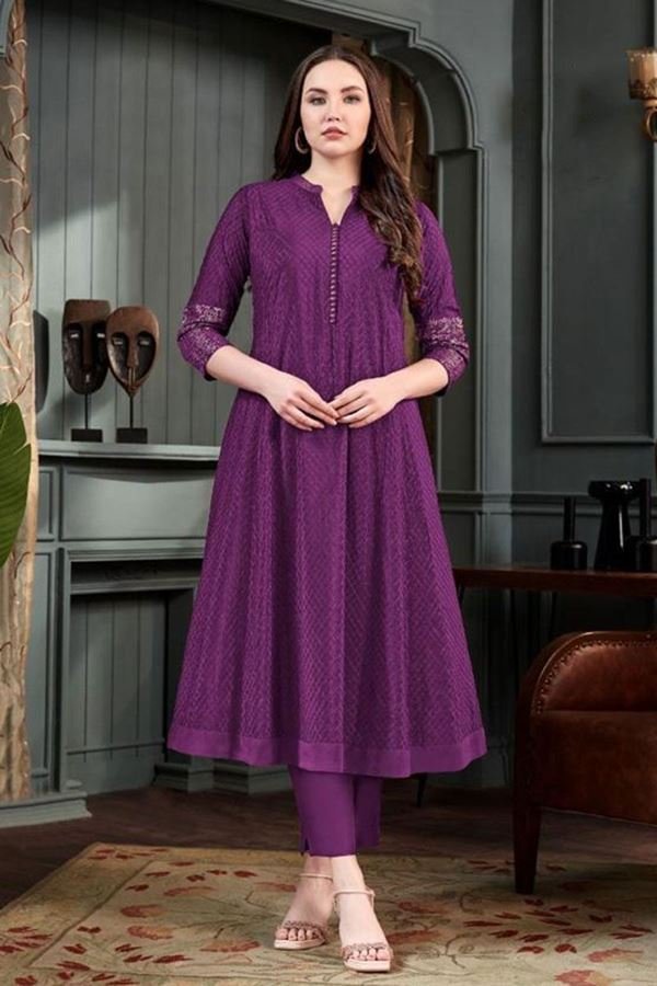 0141751_dazzling-georgette-designer-womens-kurti-for-festival-and-party_900.jpeg Dazzling Georgette Designer Women’s Kurti for Festival and Party - Image 1