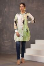Royal Fine Cotton Designer Short Top for Casual Wear