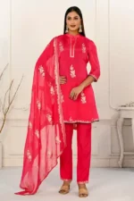 Women Viscose Embroidered Salwar Kameez