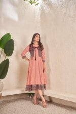 Women Foli Print Cotton Kurtis