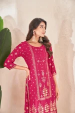 Women Foli Print Cotton Kurtis - Image 2