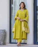Salty Lemon Anarkali Suit set Sale price