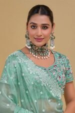 Designer Saree for Wedding, Engagement, Reception, Party, and Festivals - Image 2