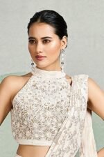 Outstanding Georgette Designer Saree for Party and Reception - Image 2