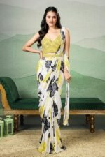 Splendid Georgette Designer Saree for Party and Reception