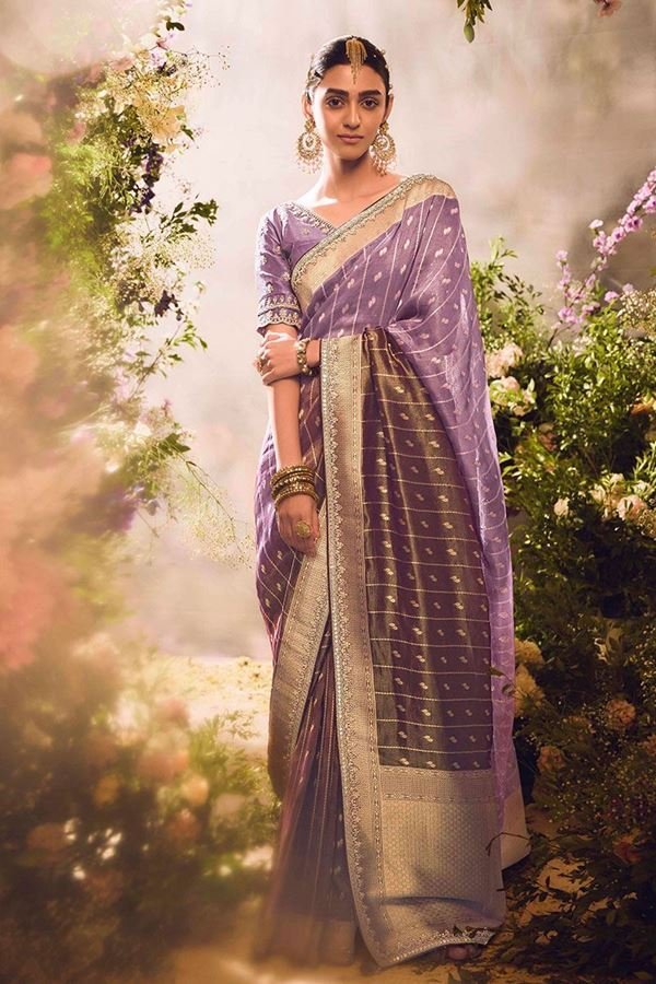 0144757_ethnic-tissue-silk-designer-saree-for-wedding-engagement-and-reception_900.jpeg Ethnic Tissue Silk Designer Saree for Wedding and Engagement - Image 1