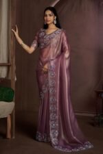 Royal Jute Coating Silk Designer Saree for Engagement, Party, and Reception