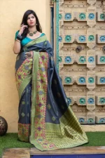 Banarasi Silk Party Wear Saree - Image 2
