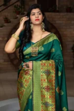 Banarasi Silk Party Wear Saree - Image 2