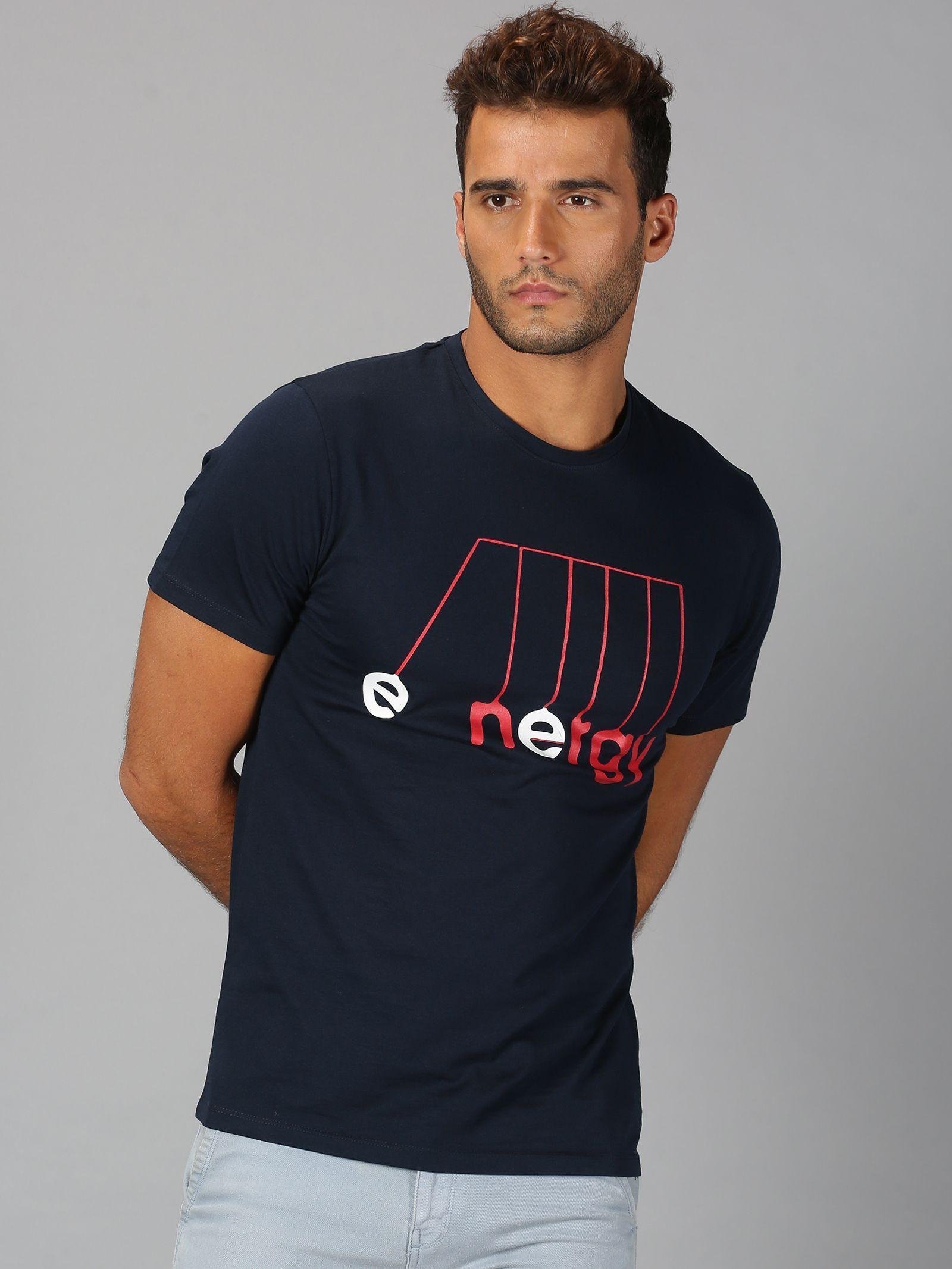 5494409719.jpeg Jaztime Cotton Textured Half Sleeves Round Neck Mens T-Shirt - Image 1