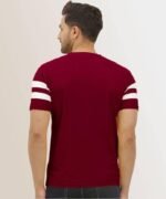 Jaztime Men’s Colorblock Half Sleeve T-Shirt - Image 2