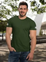 Men’s Cotton Printed Half Sleeves Casual T-Shirt