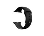 Jaztime Black Silicone Apple WatchBand