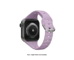 Jaztime Lavender Ribbed Silicone WatchBand - Image 2