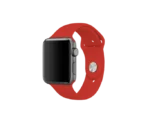 Jaztime Red Silicone Apple WatchBand - Image 3