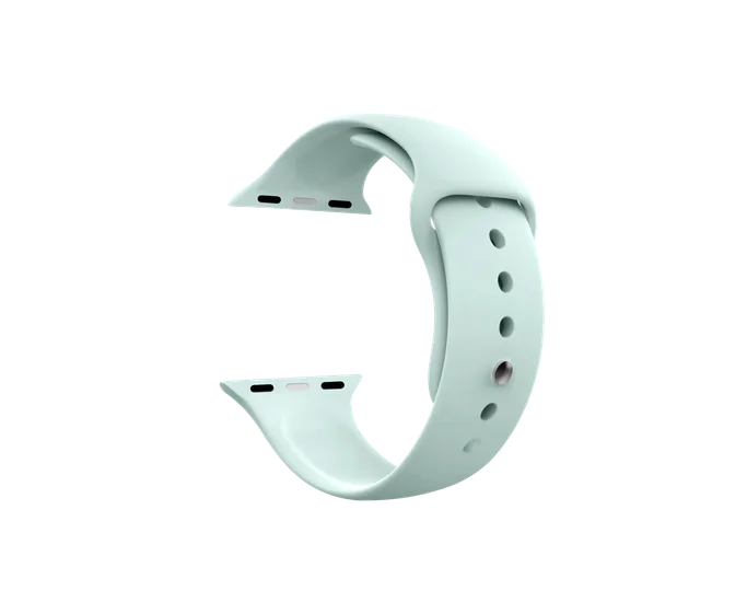 Turquoise-Silicone-Apple-WatchBand.webp Jaztime Turquoise Silicone Apple WatchBand - Image 1